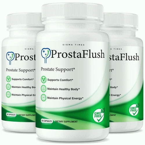 (3 Pack) ProstaFlush Capsules for Men, Prosta Flush Prostate and Bladder Support