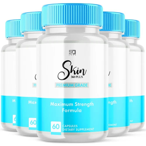 Skin 360 Plus - Skincare Pills for Glowing Skin and Pigmentation (5 Pack)