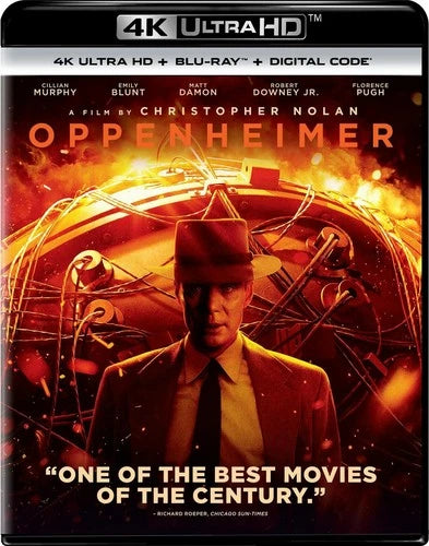 Oppenheimer 4K UHD Blu-ray Cillian Murphy NEW