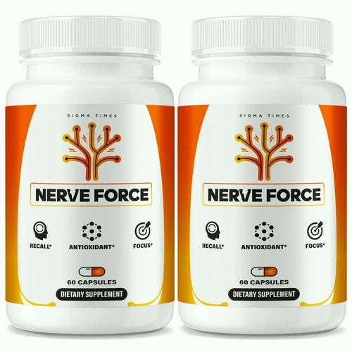 (2 Pack) Nerve Force - NerveForce Advanced Brain and Memory Supplement