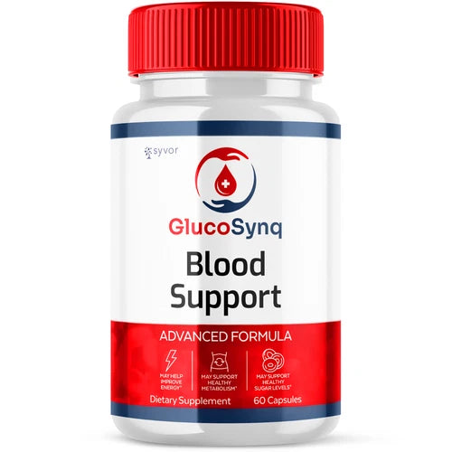 Glucocync Blood Support Advanced Formula Supplement Natural Ingredients 60 Caps