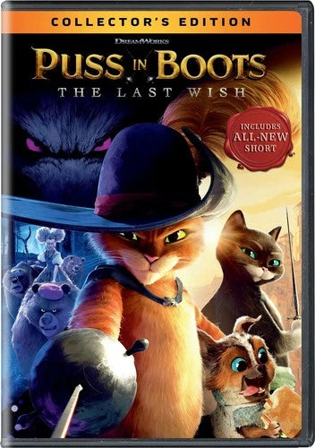 Puss in Boots The Last Wish DVD Antonio Banderas