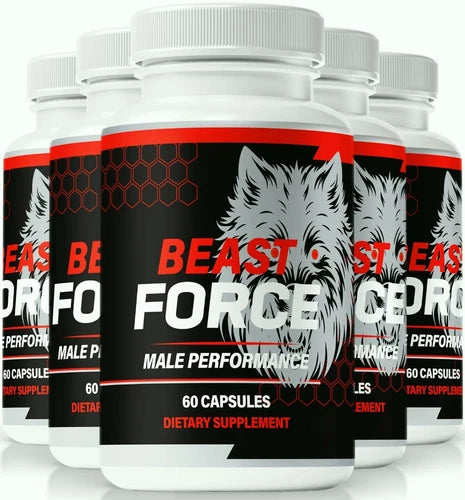 (5 Pack) Beast Force ed Pills for Men, BeastForce for Male Health & Performance