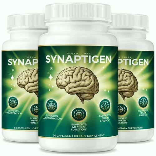 (3 Pack) Synaptigen Capsules -Brain and Cognitive Support for Advanced Memory