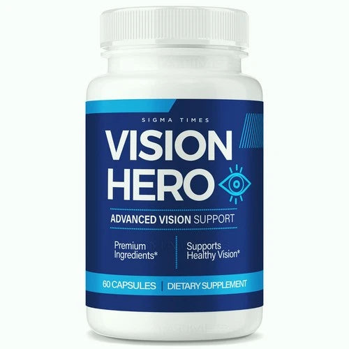 (Official) Vision Hero Eye Supplement, VisionHero Pills Healthy Vision -60 Pills