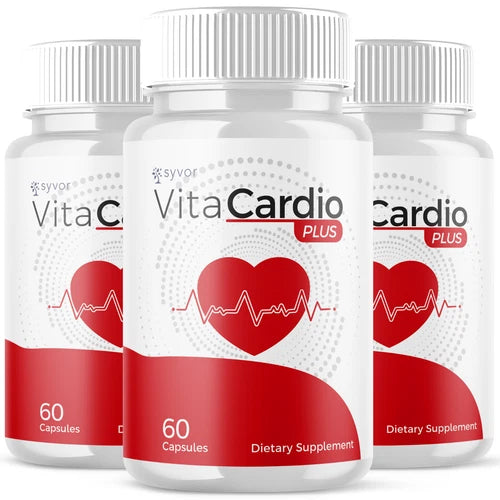 (3 Pack) VitaCardio Plus Blood Advanced Support Glycogen Supplement 180 Capsules