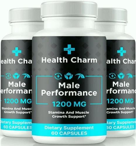 (3 Pack) Health Charm Blood Pills for Men, Health Charm Male for ed, HealthCharm
