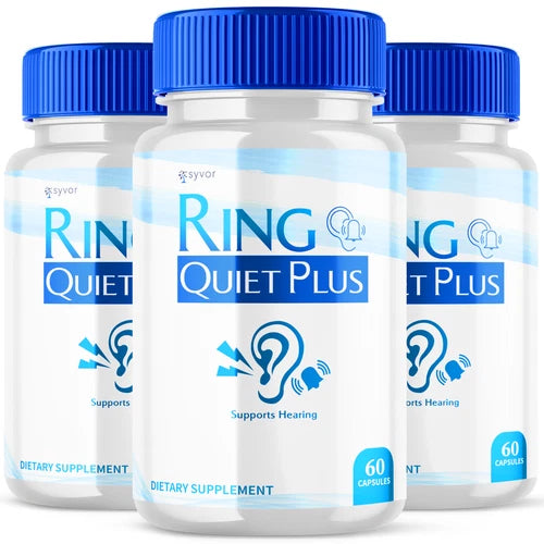 Ring Quiet Plus Advanced Ear Health Support & Tinnitus Relief 180 Capsules
