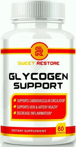 Sweet Restore Glycogen Support Pills to Regulate Blood Pressure & Sugar 60ct