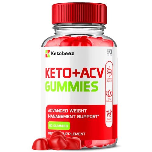 Ketobeez Keto Gummies, Keto Beez ACV Keto+Gummies Weight Loss (60 Gummies)