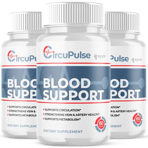 (3 Pack) CircuPulse Blood Balance Advanced Support Glycogen Supplement 180 Caps