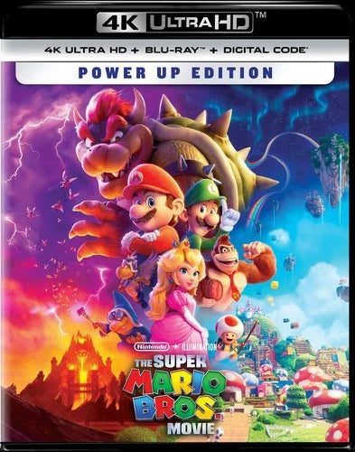 The Super Mario Bros. Movie 4K UHD Blu-ray Chris Pratt NEW