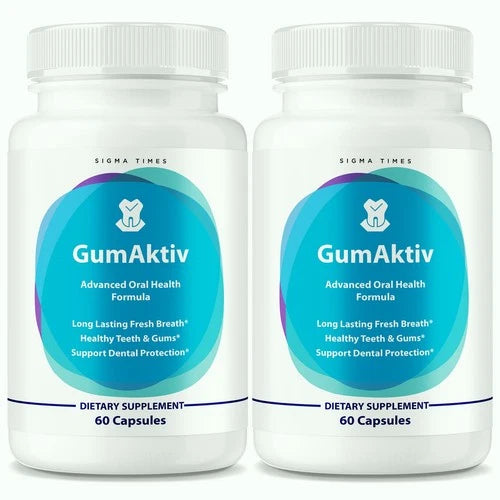 (2 Pack) Gumaktiv for Teeth, Gum Aktiv Dental Support Capsules for Healthy Gums