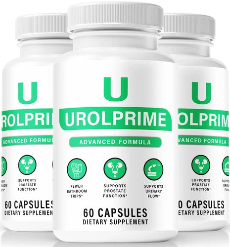 (3 Pack) UrolPrime - Advanced Prostate Health Support Capsules 60ct