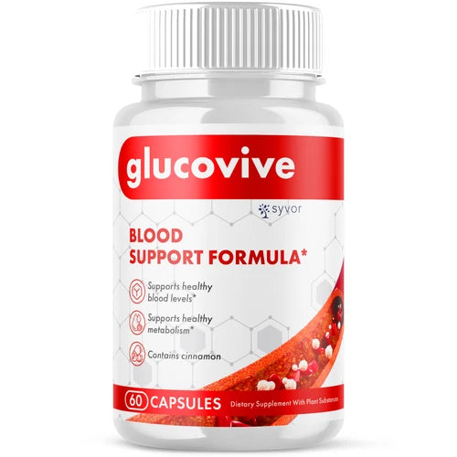 (1 Pack) Glucovive Blood Balance Advanced Support Glycogen Vitamin 60 Capsules
