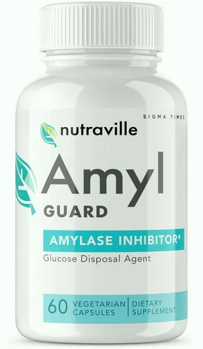 Nutraville Amyl Guard Capsules to Help Lose Weight and Boost Metabolism 60ct