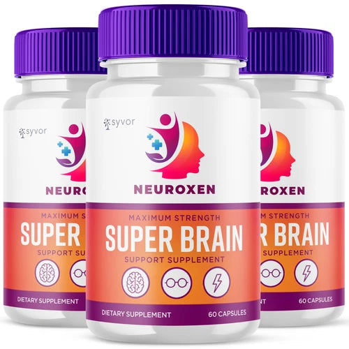(3 Pack) Neuroxen Nootropic All Natural Super Brain Max Supplement 180 Capsules