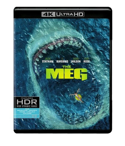 The Meg 4K UHD Blu-ray Jason Statham NEW