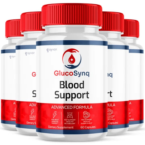 Glucocync Blood Support Advanced Formula Supplement Natural Ingredients 300 Caps