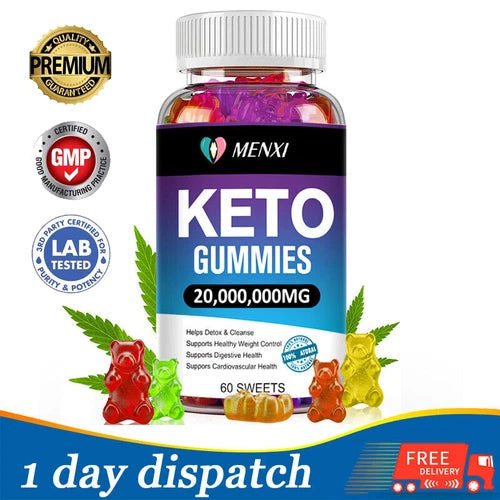 Keto ACV Gummies 20,000,000MG Advanced Apple Cider Vinegar Weight Loss 60 Gummys