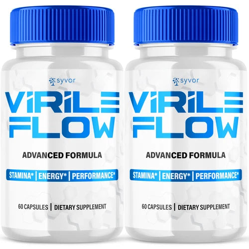 Virile Flow for Men Advanced Performance Supplement Male Health 120 Capsules