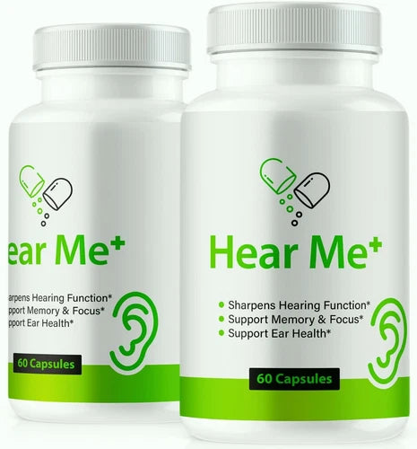 (2 Pack) Hear Me+ Hearing Pills, Tinnitus Support, Hear Me Ear Health Capsules
