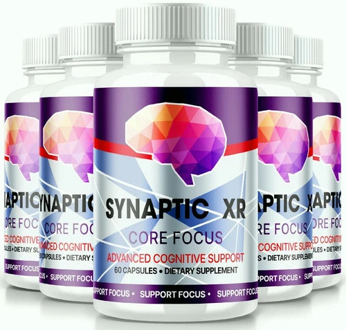 (5 Pack) Synaptic XR Core Focus Pills to Boost Cognitive Performance & Focus